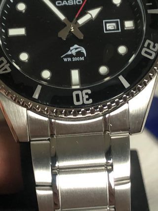 Casio Marlin  bracciale acciaio  MDV 106 NUOVO