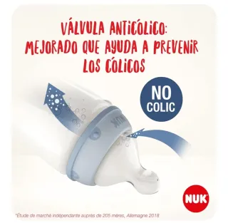 Set 3 Biberones NUK Anticolicos