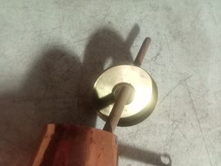 ANTIGUA CHOCOLATERA COBRE GRANDE BUEN E