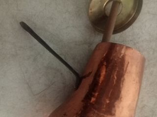 ANTIGUA CHOCOLATERA COBRE GRANDE BUEN E