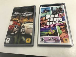 Pack PSP GTA Vice City Stories + Midnight Club 3