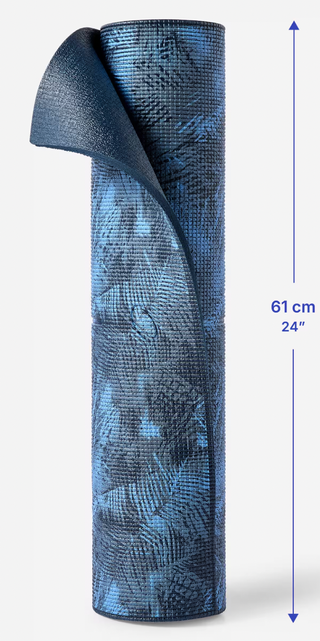 Esterilla de yoga azul verdoso