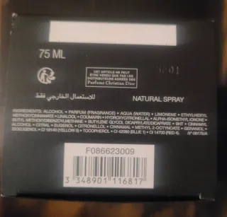 Perfume Dior Fahrenheit Parfum 75 ml