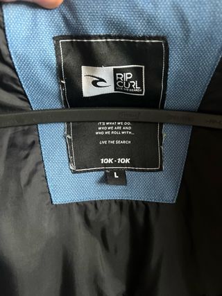 Chaqueta Nieve Rip Curl Negra y Azul
