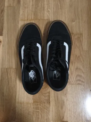 Vans Talla 39 Negro y Marrón