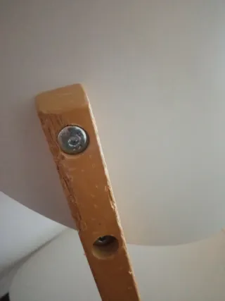 Silla Ikea blanca madera