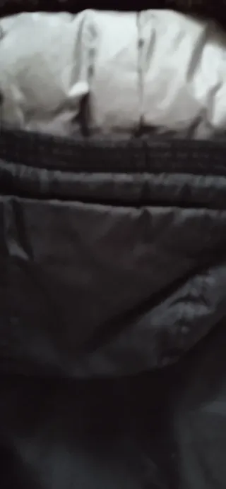 Peuterey nero piumino con cintura