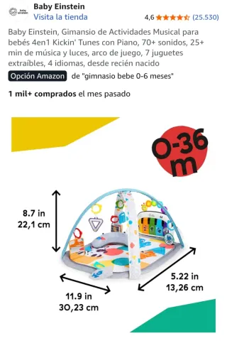 Gimnasio Bebé con o sin Piano. Negociable