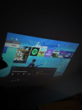 Mini proyector blanco