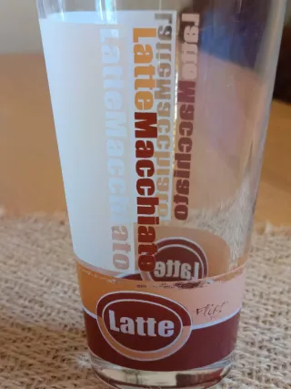 Lote 2 vasos Latte macchiato