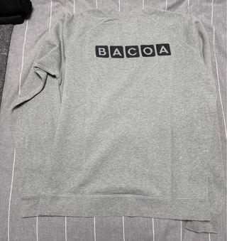Sudadera Bacoa Gris Talla S Algodón