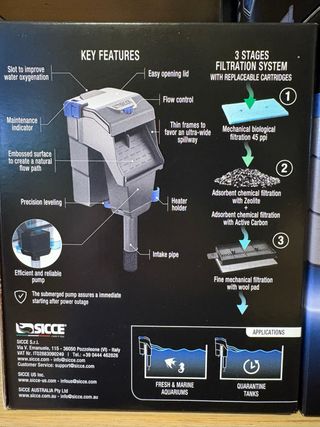 Filtro Cascada SICCE Aqua Filtra 10