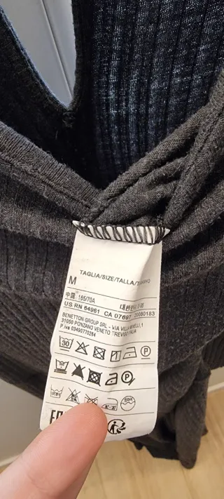 Mono gris marengo Benetton