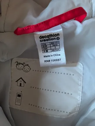 Mono Nieve Niño Rojo Talla 3 años