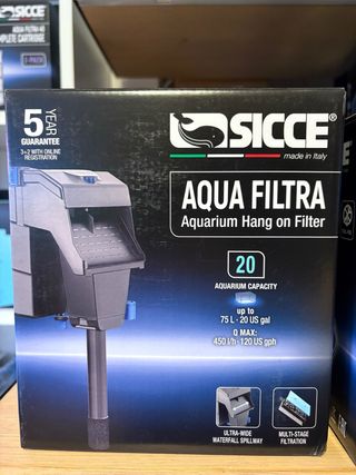 Filtro Sicce Aqua Filtra 20 - Acuario