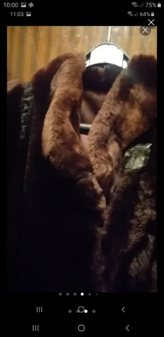 Abrigo largo muton y astracán