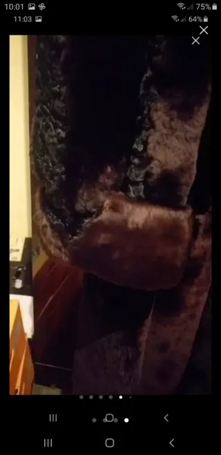 Abrigo largo muton y astracán