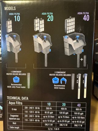 Filtro Cascada SICCE Aqua Filtra 40