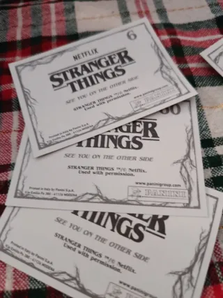 Cromos Stranger Things Panini.