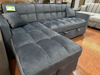 Sofá Cama Gris 210cm