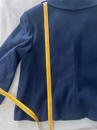 Blazer vintage donna blu