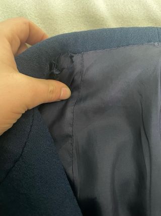 Blazer vintage donna blu