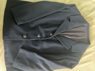 Blazer vintage donna blu