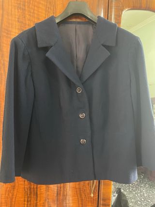 Blazer vintage donna blu