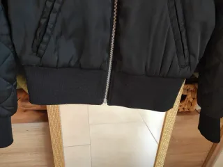 Bomber H&M acolchada chaqueta cazadora negro