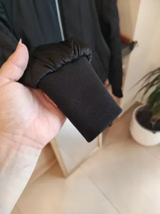 Bomber H&M acolchada chaqueta cazadora negro