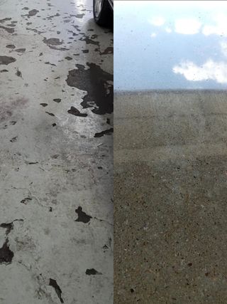 Pulido de hormigón para naves