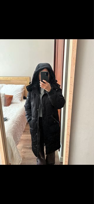 Chaqueta Superdry Negra Larga