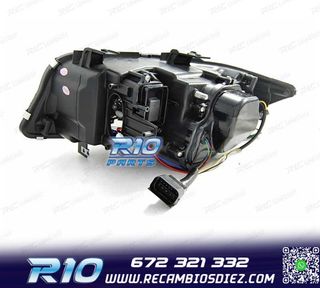 FAROS BMW E90 E91 05-08 XENON OJOS ANGEL U LED 3D NEGRO
