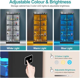 Vitrina expositora LED