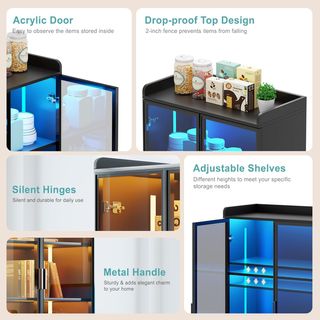 Vitrina expositora LED