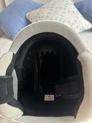 Casco de nieve POC blanco mujer