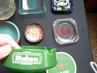 Lote de 8 Ceniceros y Posavasos Vintage