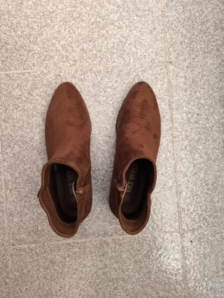 Botines marrones mujer