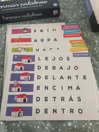 Juego Formar Palabras Diset