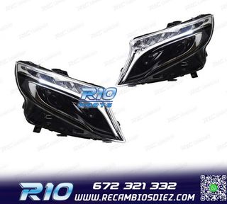 FAROS MERCEDES CLASE V W447 VITO 14-20 FULL LED