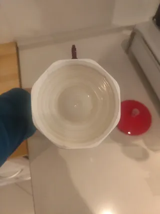 Dosa caffè bianco e rosso