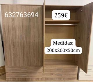 Armario Blanco 2m x 2m x 50cm