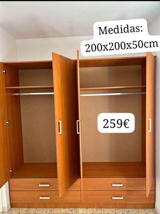 Armario Blanco 2m x 2m x 50cm