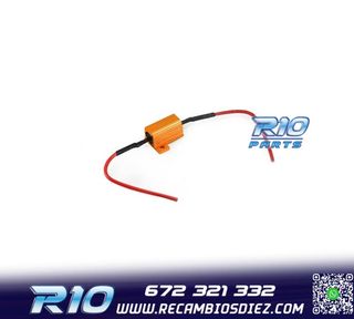 RESISTENCIA MATRÍCULA CANBUS ERROR DE LUZ 10W