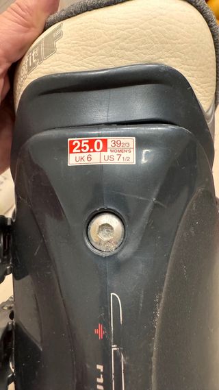 Botas de esquí Salomon Talla 25 (número de pie 39)