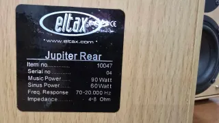 Pareja Altavoces Eltax Madera y Negro