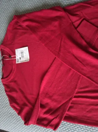 Jersey Roberto Verino Lana Talla XL Rojo