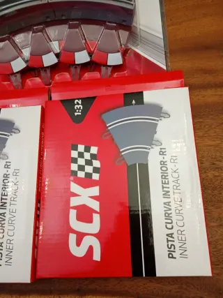 Lote Scalextric Curva Interior R1 pista gris moder