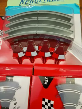 Lote Scalextric Curva Interior R1 pista gris moder