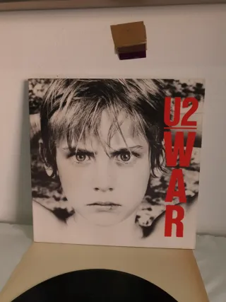 Vinilo U2 WAR Portugal 1983 Island